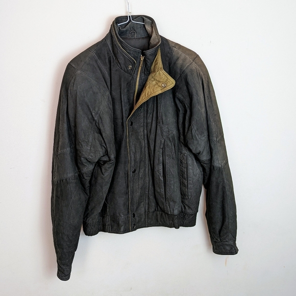 Cricketeer leather jacket - Picture 2 of 5